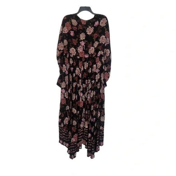 Free People Rows of Roses Maxi Dress Size Large - Picture 4 of 5